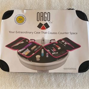 NWT ORGO Make up case, Black Nylon, expandable www.everythingorgo.com